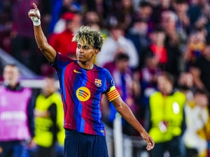 Barcelona 5:1 Feyenoord: Lamine Yamal vytvořil historický rekord Ligy mistrů při dominantním vítězství