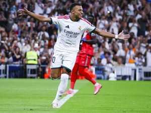 Real Madrid byl zase jednou Bílým baletem. Doma rozstřílel Rayo Vallecano, dvakrát se trefil Mbappé