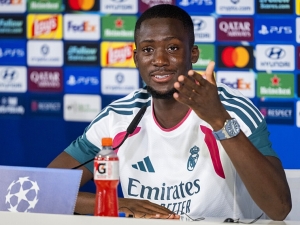 Chceme vyhrát Ligu mistrů, taková je mentalita Realu Madrid, hlásá Ibrahima Konaté